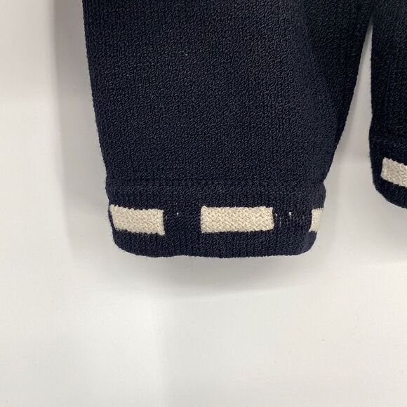 ST JOHN Collection By Marie Gray Santana Knit Zip -Up Cardigan Jacket Pockets Bl - Picture 5 of 15